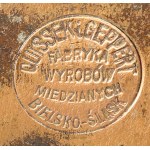 Quissek i Geppert, Fabryka Wyrobów Miedzianych i Metalowych, Maszyn i Kotłów, Bielsko, Syfon do wody sodowej, barowy, przed 1939
