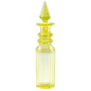 Flakon na parfém, art deco, 1. polovina 20. století, Huta nerozpoznána, Čechy?