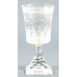 Chalice on a square foot, 1st half of the 19th century, Smelter unrecognized, Poland?