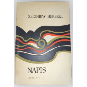 Zbigniew Herbert, Napis