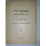 Adam Mickiewicz, Pan Tadeusz czyli ostatni zajazd na Litwie.