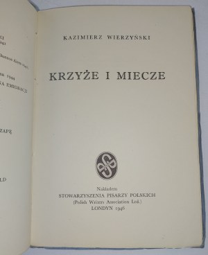 Kazimierz Wierzynski, Crosses and Swords.