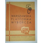 Stołeczny Komitet Frontu Jedności Narodu 1965, trzy broszury przedwyborcze