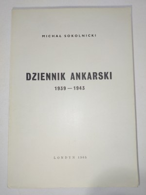 Sokolnicki Michał, Dziennik ankarski