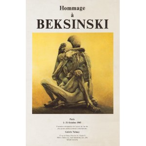 Hommage à Beksinski, 1985 (oryginalny plakat z wystawy nr 350/350)