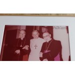 KÜNSTLER UNBEKANNT, FOTO, PAPST JAN PAWEŁ II, KARDINAL WYSZYŃSKI, KARDINAL DĄBROWSKI, VATIKAN 1978