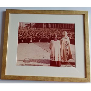 KÜNSTLER UNBEKANNT, FOTO, PAPST JAN PAUL II, PONTIFIKALMESSE, VATIKAN 1979