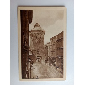 POSTKARTE KRAKAU FLORIAŃSKA GATE VORKRIEGSZEIT