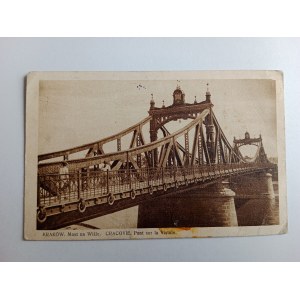 POSTKARTE KRAKAU BRÜCKE AN DER WISTULA VORKRIEGSZEIT