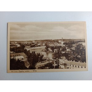 POCZTÓWKA WILNO OGÓLNY WIDOK WILIA PRZEDWOJENNA