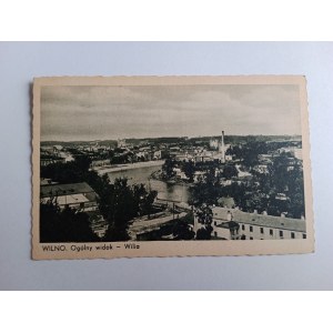 POCZTÓWKA WILNO OGÓLNY WIDOK WILIA PRZEDWOJENNA