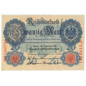 Germany - Empire 20 Mark 1914