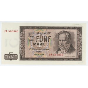 Germany - DDR 5 Mark 1964