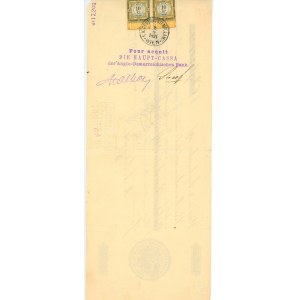 Austria Anglo-Austrian Bank Vienna Bill of Exchange for 251,25 Florins 1891