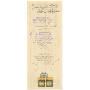 Austria - Hungary Wilhelm Meissner Heilbronn Triest Bill of Exchange 1892