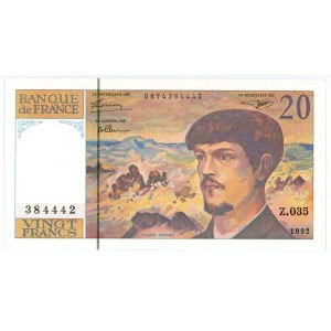 France 20 Francs 1992