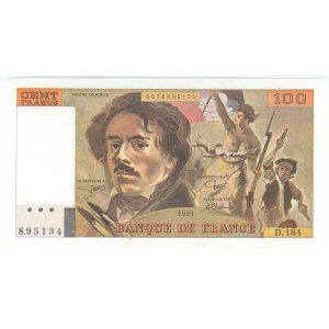 France 100 Francs 1991