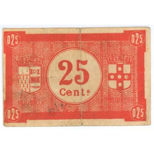 France Roubaix 25 Centimes 1914 - 1925 (ND) French Notgeld