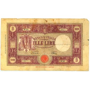 Italy 1000 Lire 1943