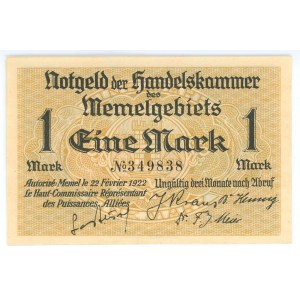 Memel 1 Mark 1922