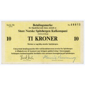 Norway Spitsbergen 10 Kroner 1976