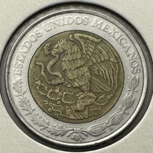 Mexico 5 Nuevos Pesos ,1994