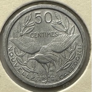 New Caledonia 50 Centimes 1949
