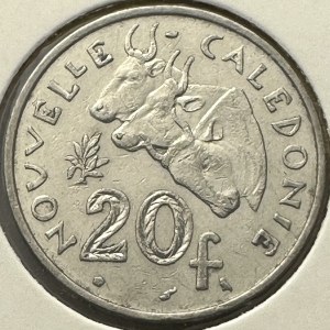 New Caledonia 20 Francs 1970