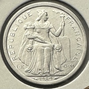 New Caledonia 1 Franc 1989