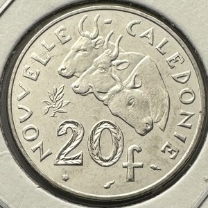 New Caledonia 20 Francs 1990