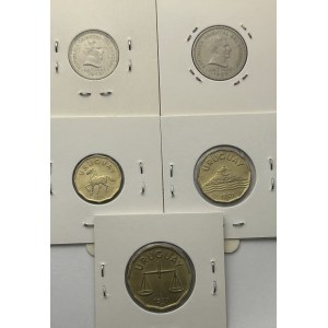 Uruguay Lot 5 coins Centesimos