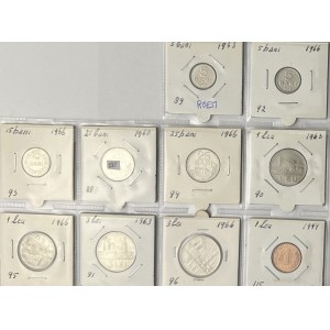 Romania Lot 10 coins Bani Lei