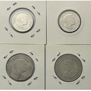 Tanzania Lot 4 coins Schilingi