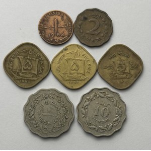 Pakistan Lot 7 coins Paisa, Pice