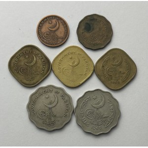 Pakistan Lot 7 coins Paisa, Pice