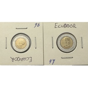 Ecuador Lot 2 coins Sucres