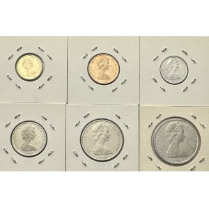 New Zealand Lot 6 coins 1967