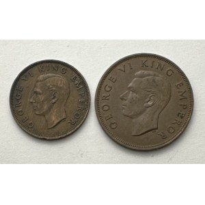 New Zealand Lot 2 coins 1946