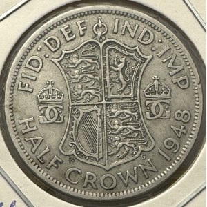 United Kingdom 1/2 crown 1948