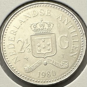 Nederlandse Antillen 21/2 Gulden 1980