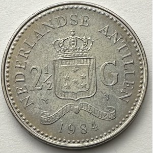 Nederlandse Antillen 21/2 Gulden 1984