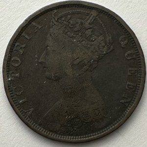 Hong Kong 1 cent 1901 H Heaton Mint mark