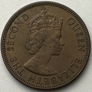 British territories 1 cent 1955
