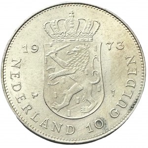 Netherlands 10 Gulden 1973