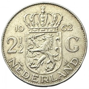 Netherlands 21/2 Gulden 1962 fish Mint Master van Hengel