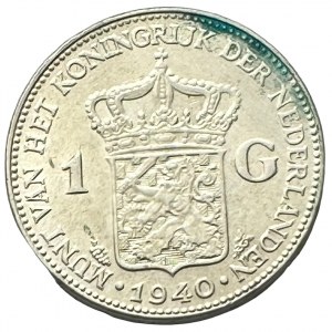Netherlands 1 Gulden 1940 grapes