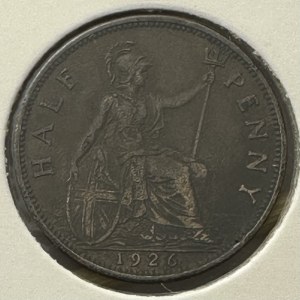 United Kingdom 1/2 Penny 1926