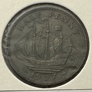 United Kingdom 1/2 Penny 1937