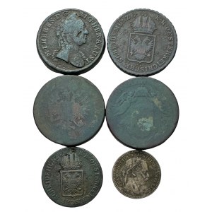 Lor 6 Kreuzers coins 1769-1870