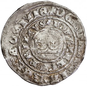 Böhmen, Johann von Luxemburg (1310-1346), Prager Pfennig, 1340-1346, Männer. Kutná Hora